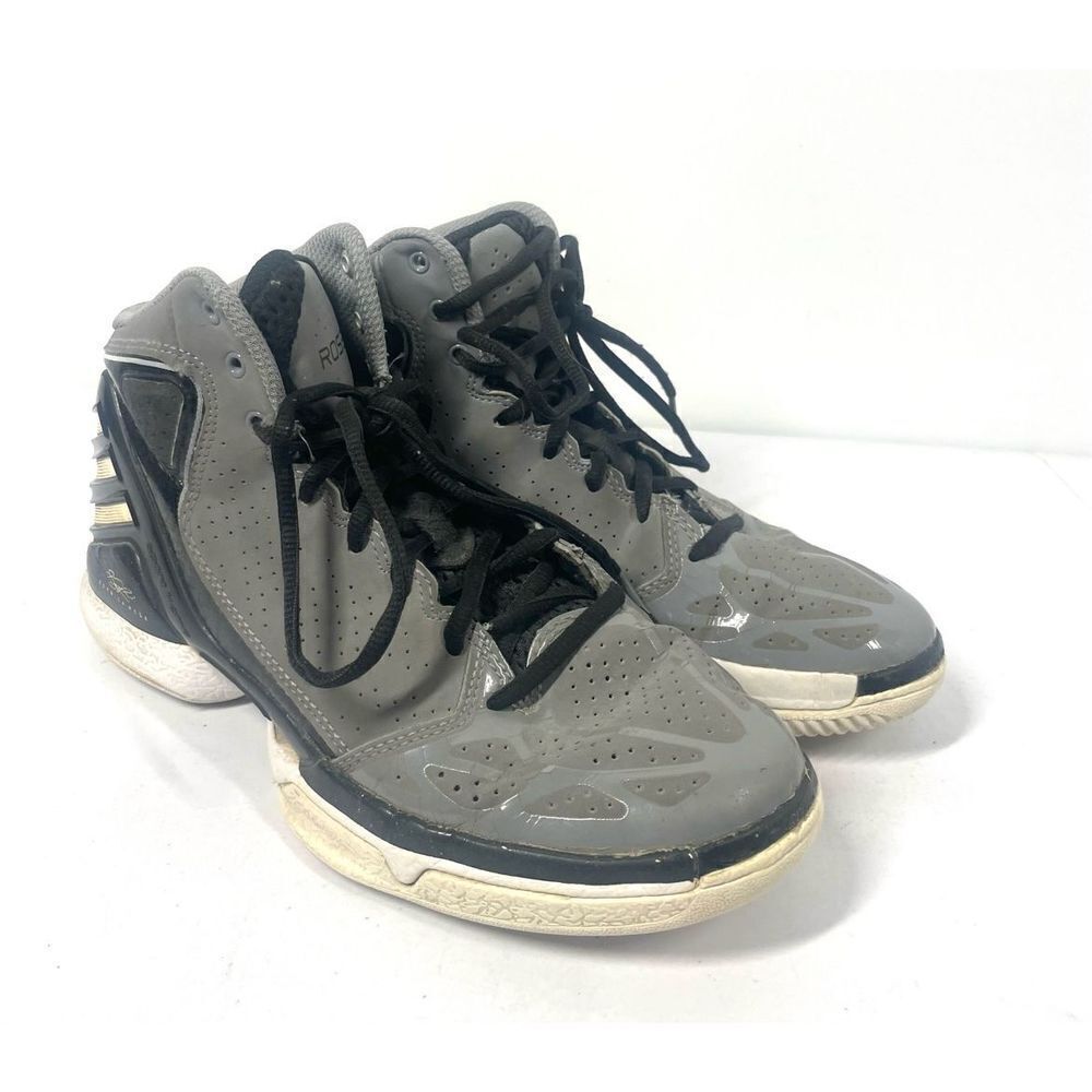 Adidas D Rose Derrick Rose 773 Grey Basketball Shoes Boys Youth Size 5.5